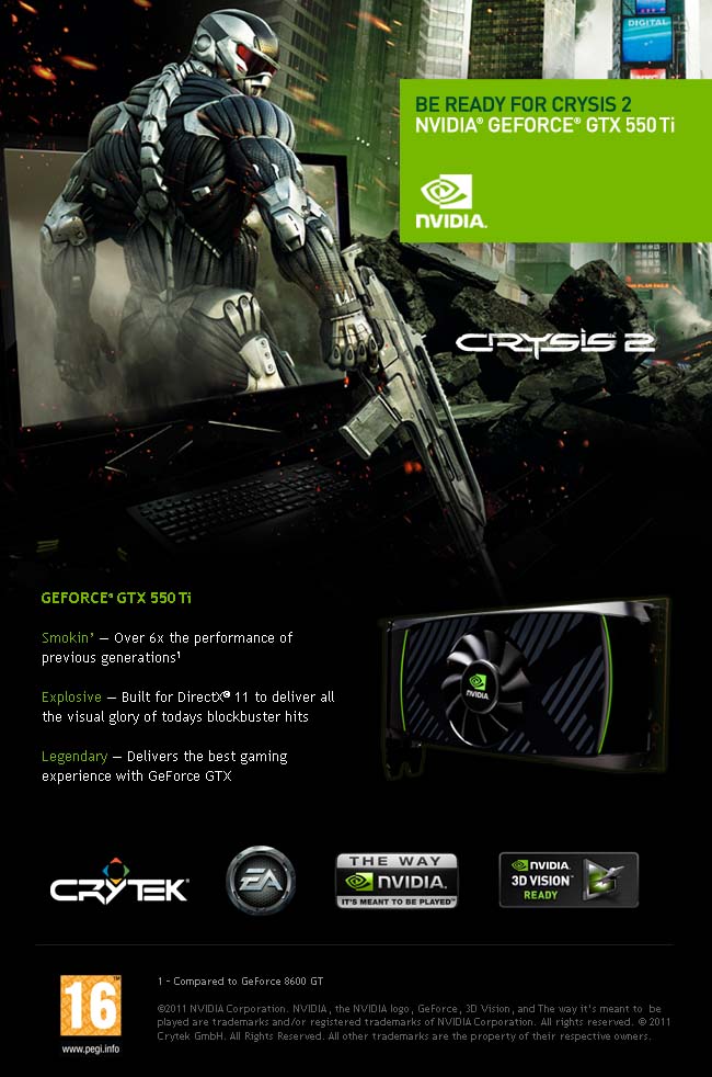 NVIDIA GeForce GTX  550 Ti